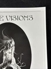 Vintage Ken Kelly Eerie Visions Fantasy Art Print Horror Illustration