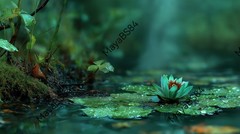 8 Green Swamp – Digital Image Picture Phone Background AI Art, 8 images