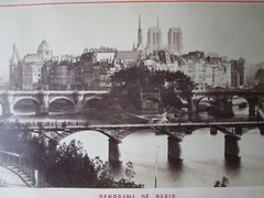 PARIS CVD ORIGINAL LARGE VINTAGE PHOTO FOTOGRAFIA 7 PIECE
