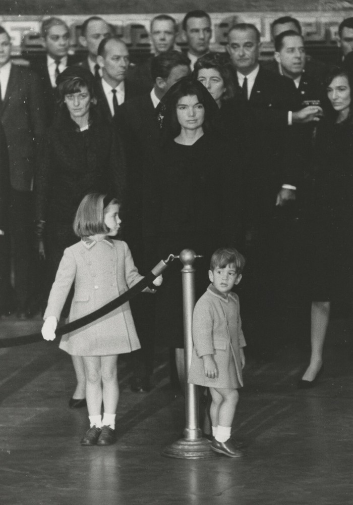 JFK Funeral, Nov 25. 1963 by Carl Purcell / LIFE Magazine / STAMPED / VINTAGE