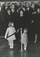 JFK Funeral, Nov 25. 1963 by Carl Purcell / LIFE Magazine / STAMPED / VINTAGE