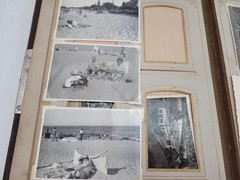 Photo album picture album old around 1890 decorated decoration 28x21cm #267066