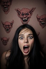 5 ~ 4X6 Glossy HORROR Fine Art ‘ SCREAM QUEEN ‘ Photo FANTASY Set ! 211359090