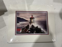 Gary Davis Photography Heceta Head Lighthouse Ocean Signed Matted
