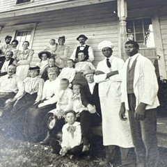 Vintage Early 1900’s Restaurant Owners Customers And Employees Photograph
