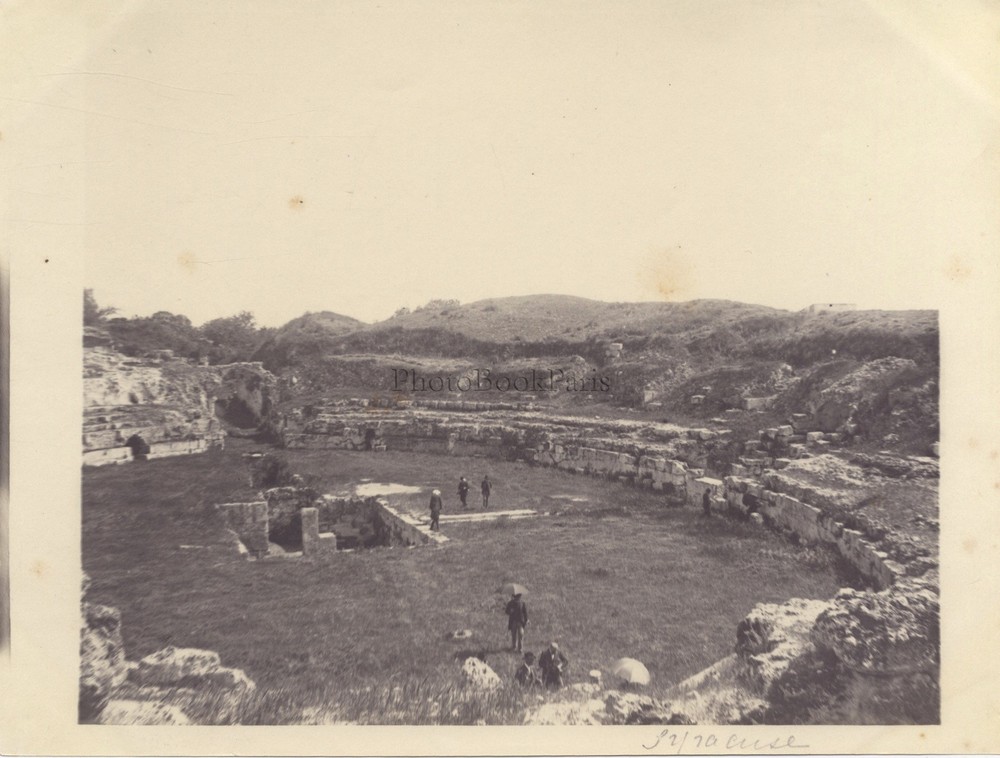 Syracuse Theatre Sicily Italy Italia Photograph n5 Vintage Analogue c1910