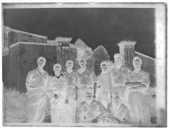 Old Black And White Photo Glass Plate Negative 9X12 Cm Militaria Soldiers