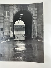Vintage Large Black & White Photograph Photography Print Sentinel Guard Watchman