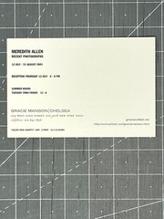 Meredith Allen (1964-2011) Art Show Announcement Card 2001 – Melting Ice Pops