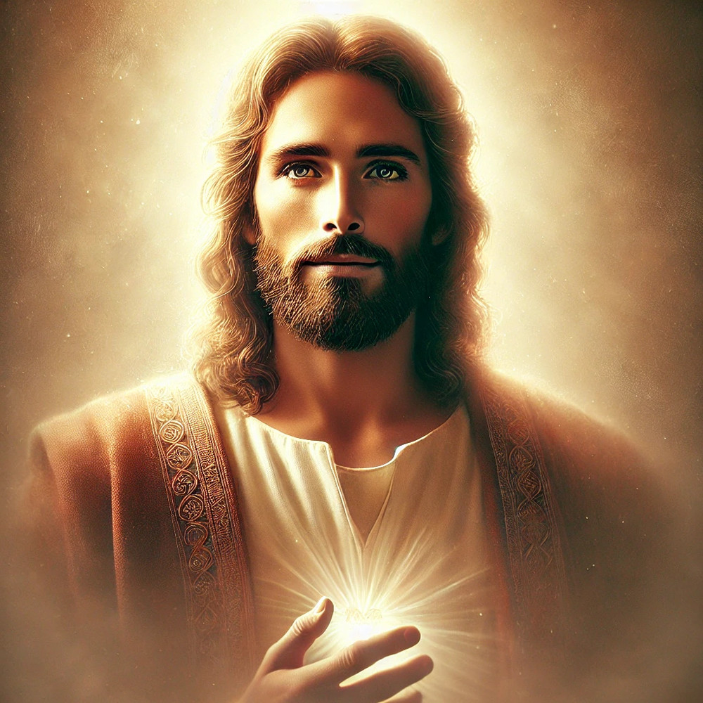 Digital Image Jesus Christ Portrait – High-Resolution Digital Art