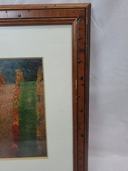 Signed Framed Photograph Vinyard In Chianti 1999 14″x17.5″ As Pictured