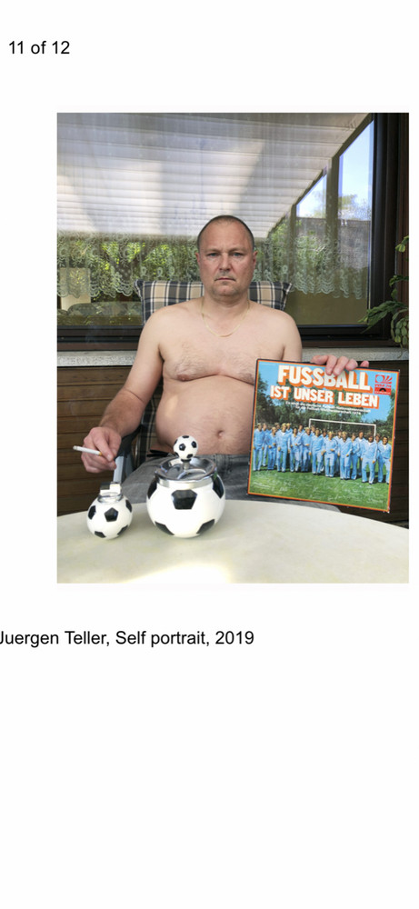 JUERGEN TELLER, Self Portrait 2019. Iconic image