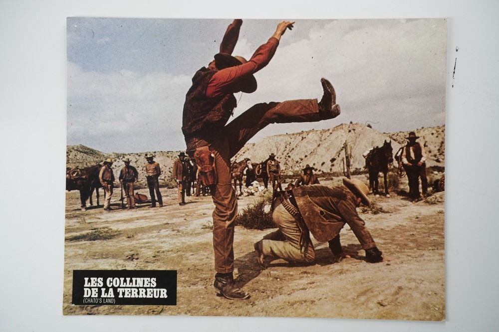 Photo Cinema Lobby Cards The Hills Of Terror (Chato’s Land) 22X28Cm 1970