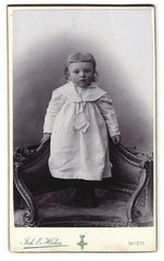 Photograph Joh. & Hahn, Vienna, Mariahilferstraße 105, Little Girl with Ponyfr