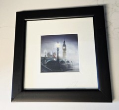 Jurek Nems Signed Original Photograph London Big Ben Westminster Bridge Framed
