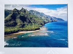 Brad Dawber KEE-NAPALI Signed/Matted Photograph