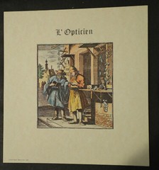 7 vintage pictures of historic trades, 5.5×5.5, ideal for framing