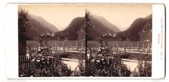 Stereo Photography Alois Beer, Klagenfurt, View Salzburg, Böckstein against Nas