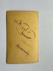 orig. CDV photo photograph lithograph around 1870 Altötting