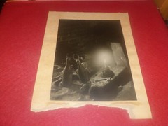 PIERRE JAHAN / CAVE BOUTEILLES CLE BOUGIE ORIGINAL SIGNED ARGENTIC PHOTO Ca 1940