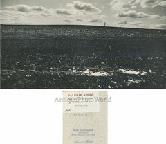 Lonely tree in desolate field vintage art photo by Karel Barta Krajina