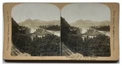 Germany Rolandseck Am Rhein 1889 Photo Stereo Vintage Citrate