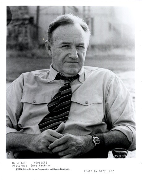 Photo Actor Gene Hackman, Hoosier Film Scene, Press Photo – 10632332