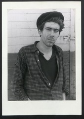 7 Photographs Circus Workers, Travelling People in Portrait, Leather Coat, in the