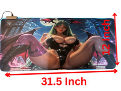RBG Gaming Desk Mat Morrigan Anime Large