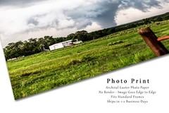 Storm Photography Print – Picture of Large Tornado in Texas Panhandle