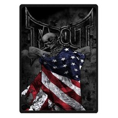 great TAPOUT MMA UFC Soft Warm Single-Side Printing Flannel Fleece Blanket
