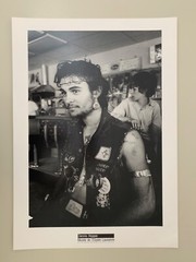 DENNIS HOPPER, BIKER, RARE AUTHENTIC 1980’s ART PRINT, LAST ONE!