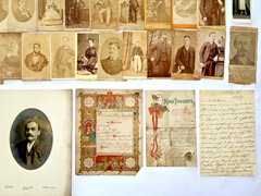 Historical Fotonachlass England ca.1875 – 1910 Portraits, Certificates, Family
