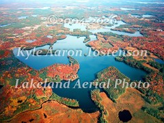 Kawaguesaga Lk, Oneida Co, Mincoqua, Wisc. Airplane Aerial Photo. Frame Optional