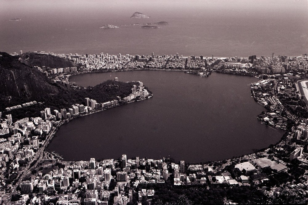 Lagoa, Corcovado Mountain, Brazil, 14 x 19in photograph by Melanie Gonzalez