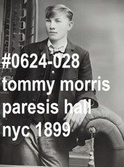 VINTAGE MALE PORTRAIT #0624-028-paresis hall man, nyc 1899 -free shipping usa