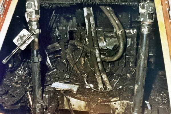 New Photo: Interior of Command Module of Apollo 1 after Fatal Fire – 6 Sizes!