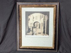 Alan Blaustein Photograph Print Varenna Lake Como Italy Gold Black Frame 25×20