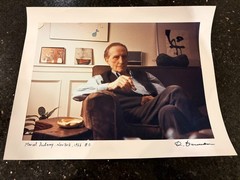 Marcel Duchamp 1966 Photo Kenji Kanesaka Print Signed Photograph