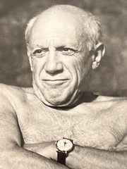 French André Villers (1930-2016) Signed Photograph Portrait of Pablo Picasso