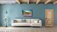 Coastal Awakening: Wrightsville Beach Jonnie Mercers Fishing Pier Metal Wall Art