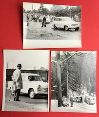 3 x Original Large Photo GDR around 1960 Trabant 500 (F15647