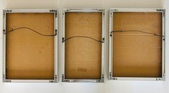 Super Rare 1980’s Male Nude Model Triptych Listed SF Artist DENNIS KOHN