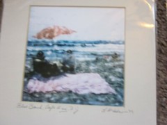 ONE Colorful CAPE MAY NJ BEACH Art Photograph: signed dated PRINT 8×10 matte