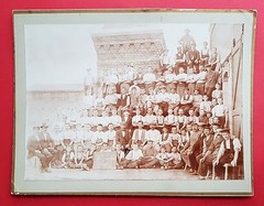 Cabinet Photo Photo from 1902 15cm x 22cm Professions Carpenters Group Picture (F16292