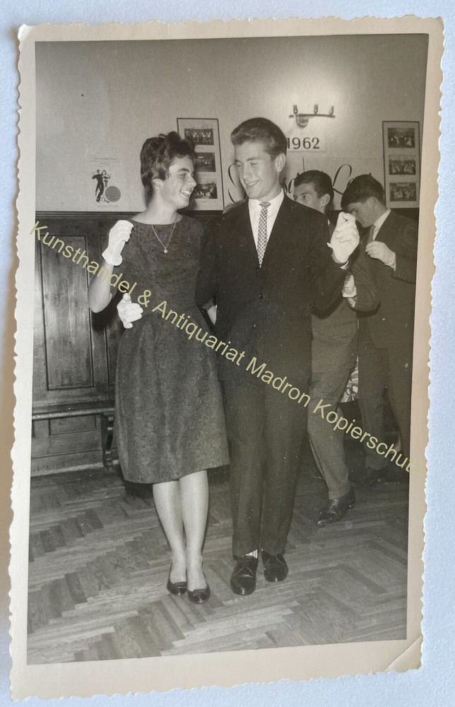 orig. Photo postcard dance dancing Innsbruck around 1955
