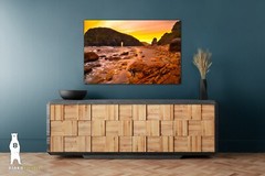 Arch Rock Sunset at Harris Beach – Oregon Coast Photography, PNW Wall Art Prints