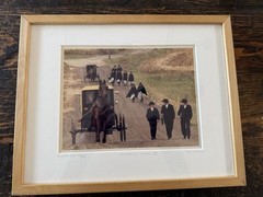 Bill Coleman Photograph Amish Thursday’s Wedding III Signed Numbered Framed Mat