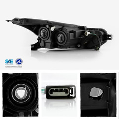 – for 2020 2023 Nissan Versa S/SV Headlight | Halogen Type Headlamp OE Style Chr