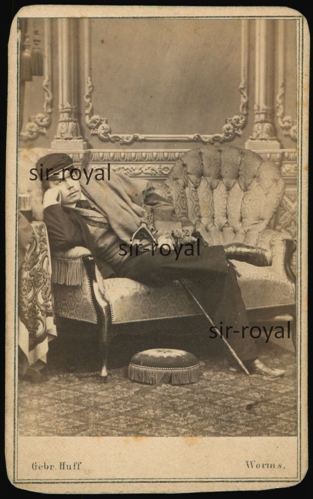 Casual Student – Circa 1870s – Worms – Used Huff – Photo CDV